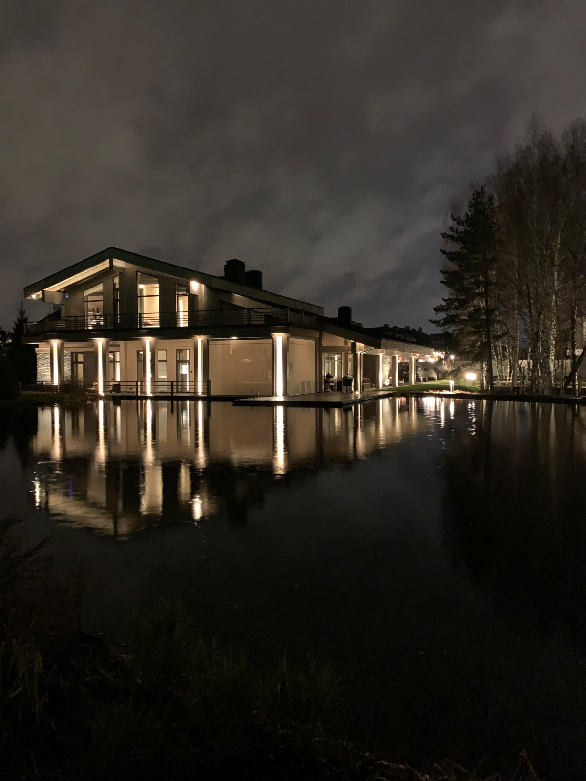 Проект сада с водоемом