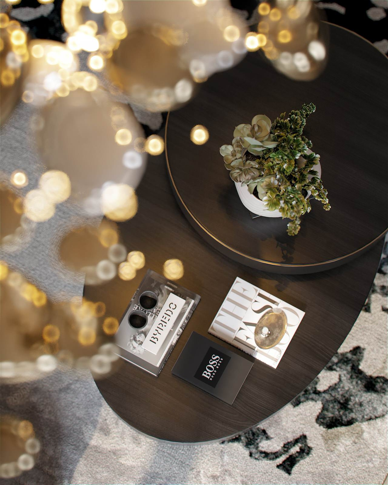 Гостиная в загородном доме 210