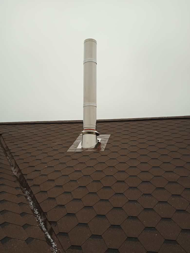 Монтаж дымоходов из нержавеющей стали