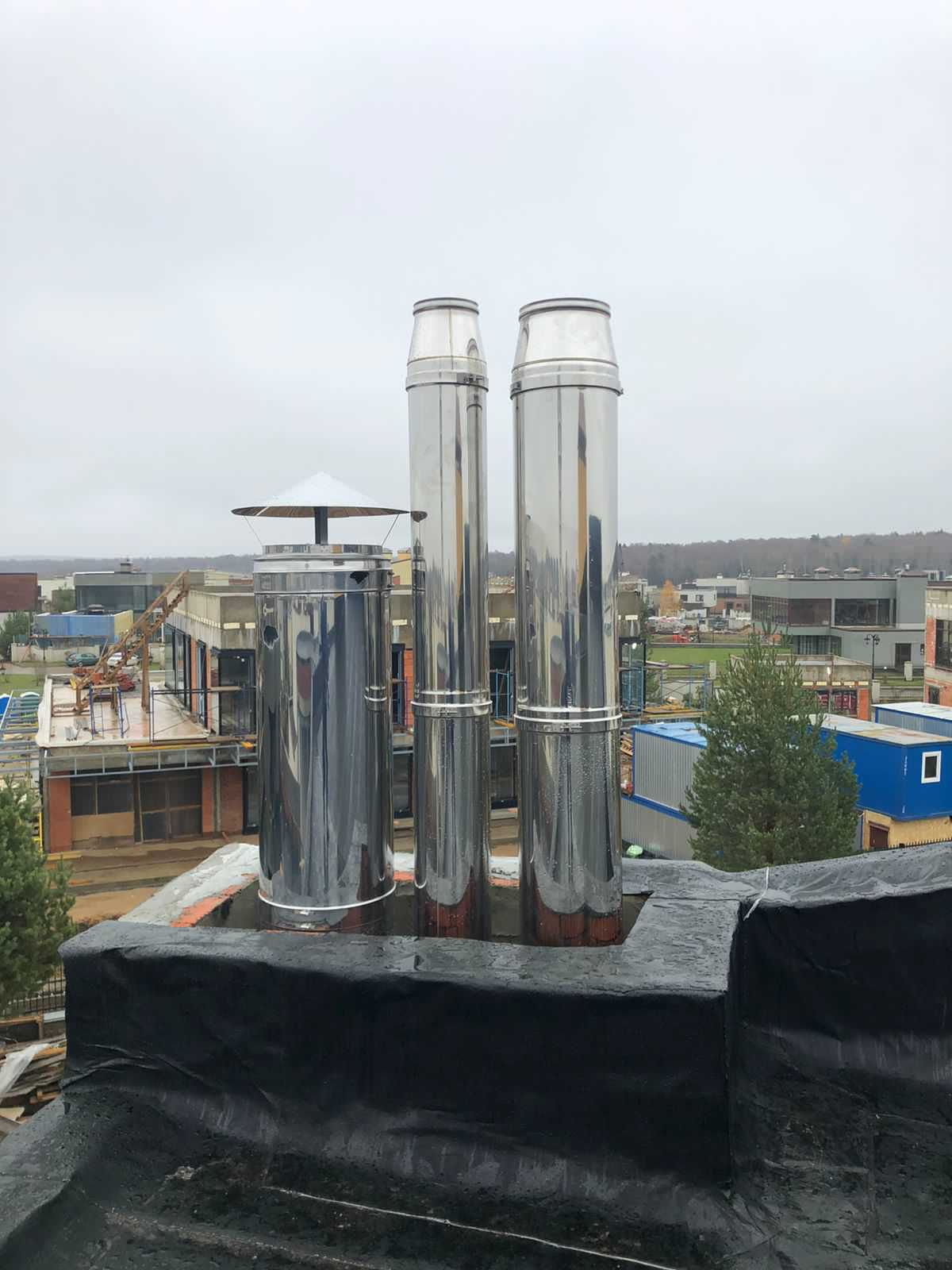 Обложка проекта: Монтаж дымоходов из нержавеющей стали