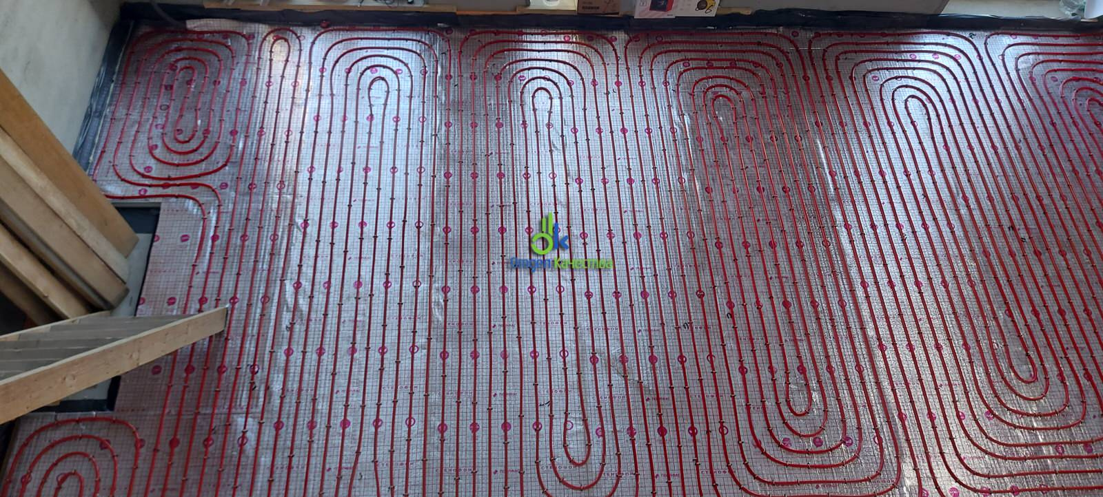 Монтаж водяного теплого пола как основного отопления