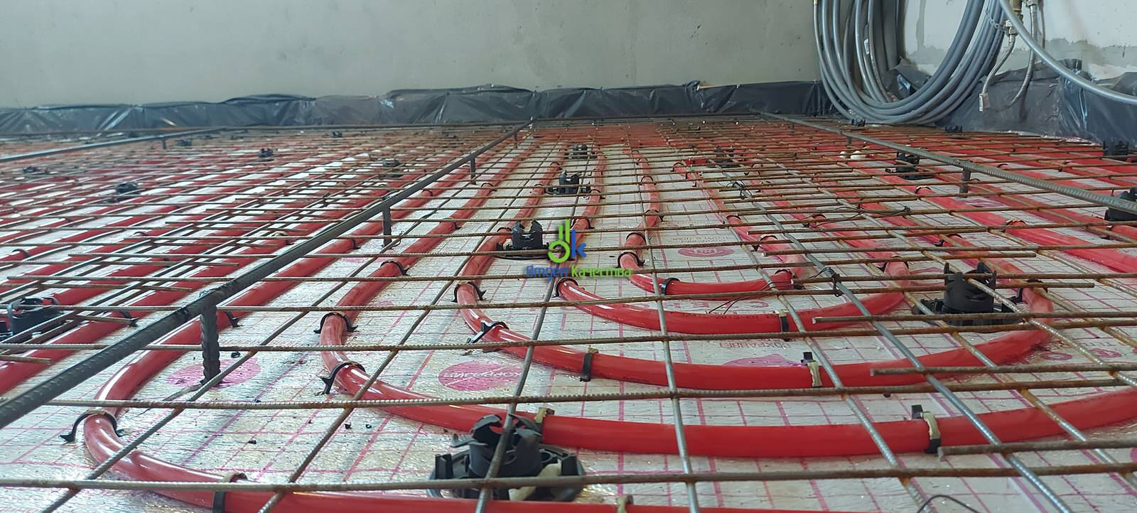 Монтаж водяного теплого пола как основного отопления