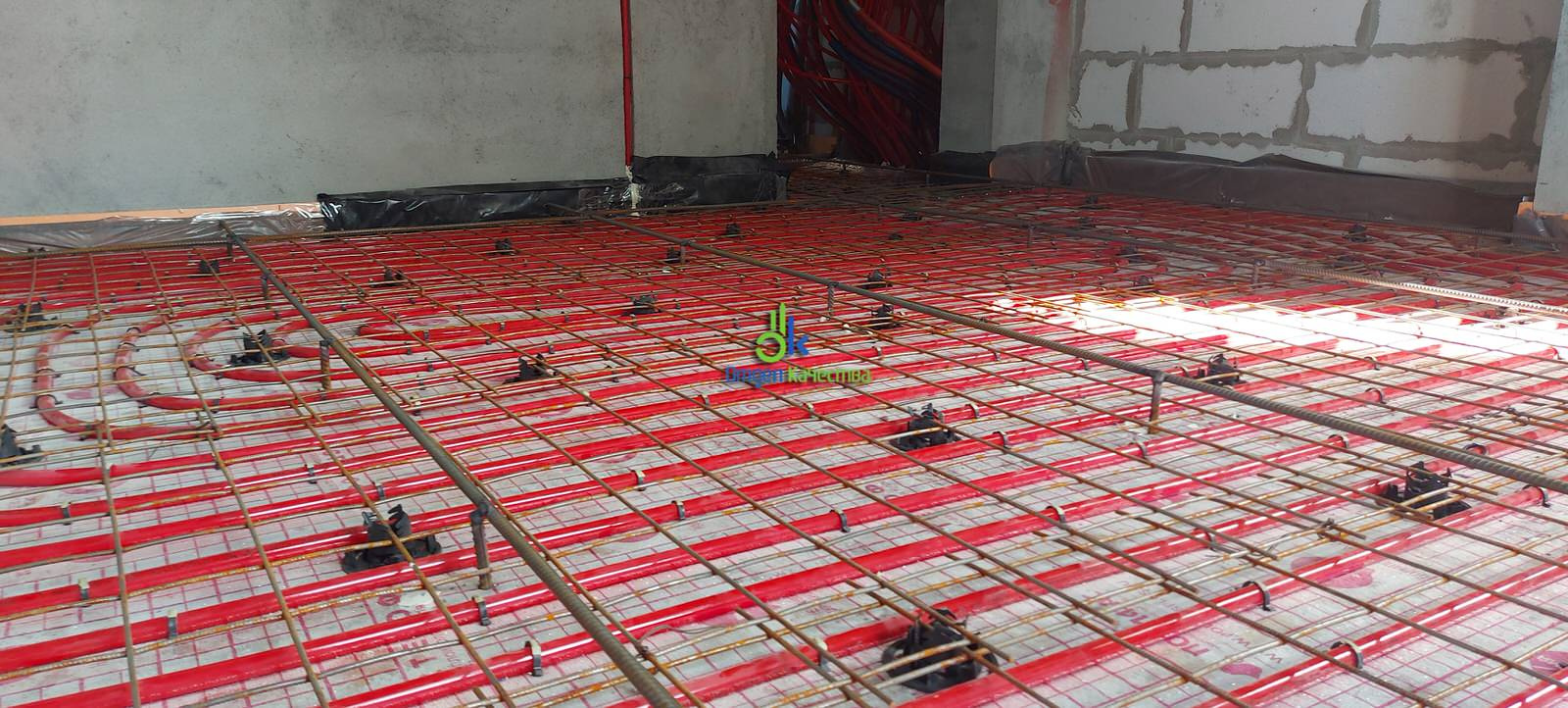 Монтаж водяного теплого пола как основного отопления