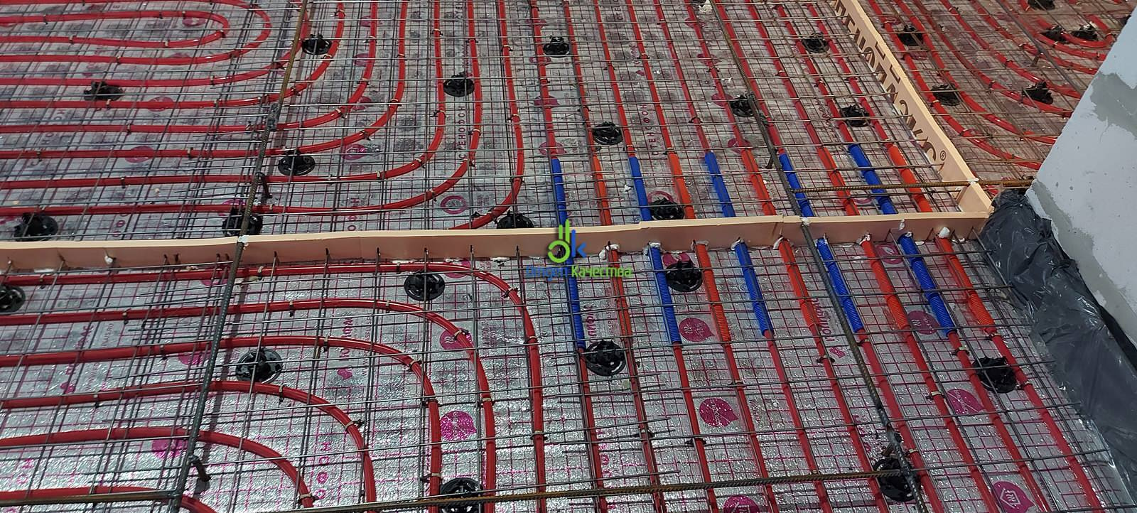 Монтаж водяного теплого пола как основного отопления