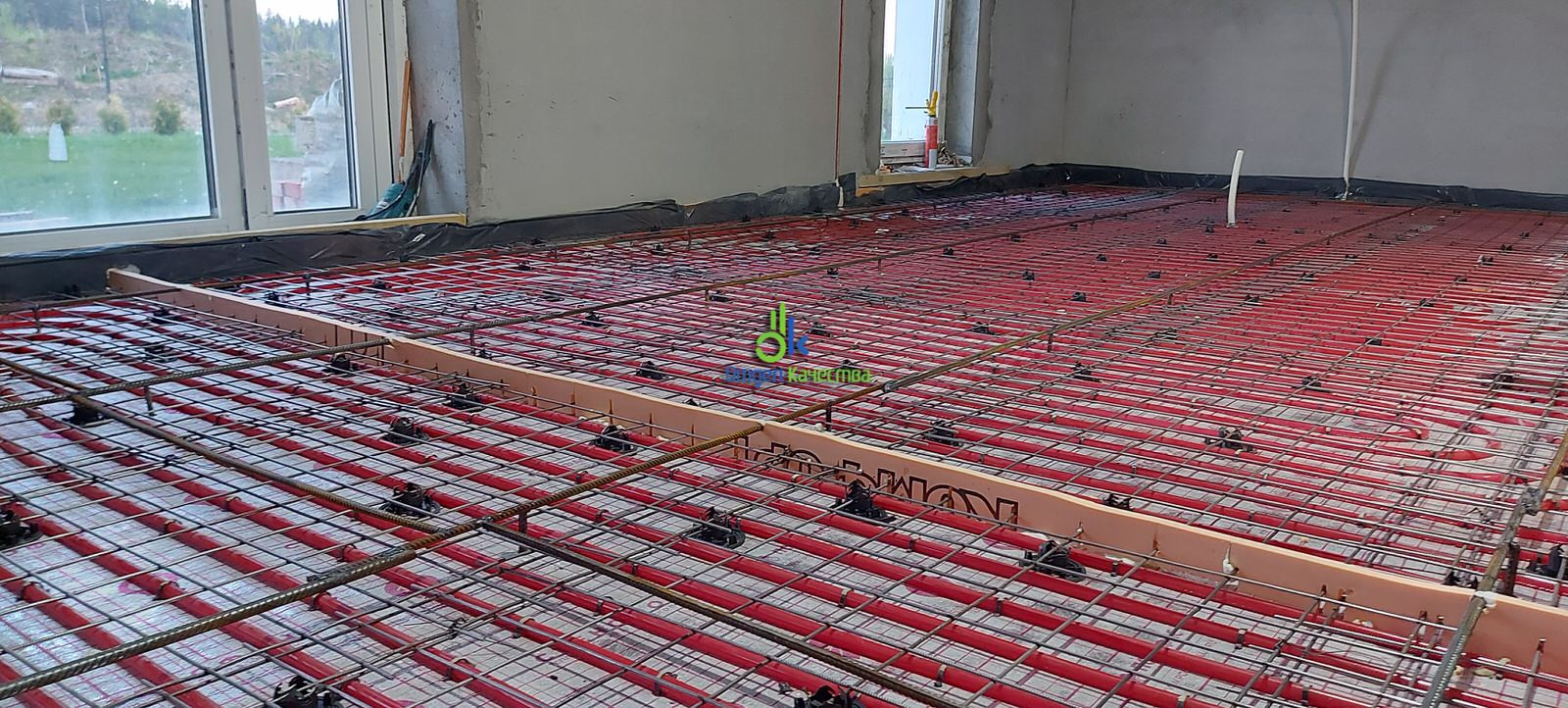 Монтаж водяного теплого пола как основного отопления