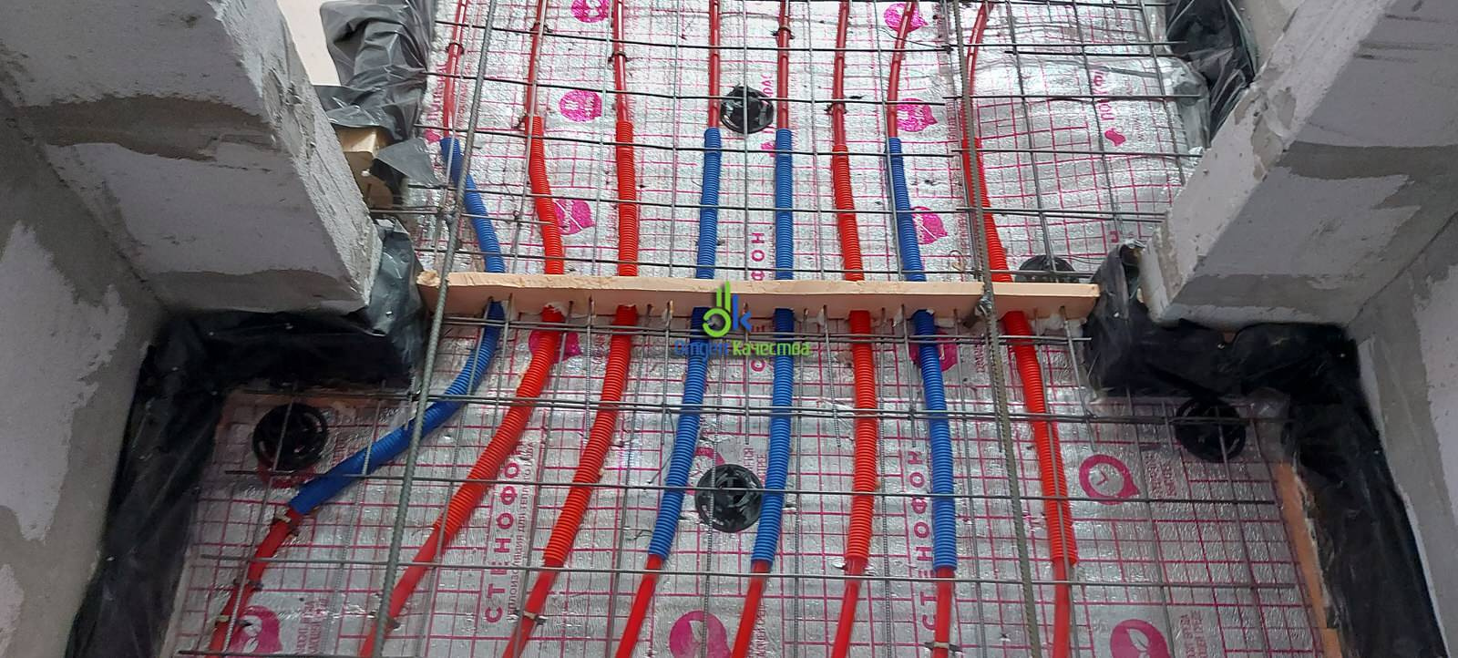 Монтаж водяного теплого пола как основного отопления