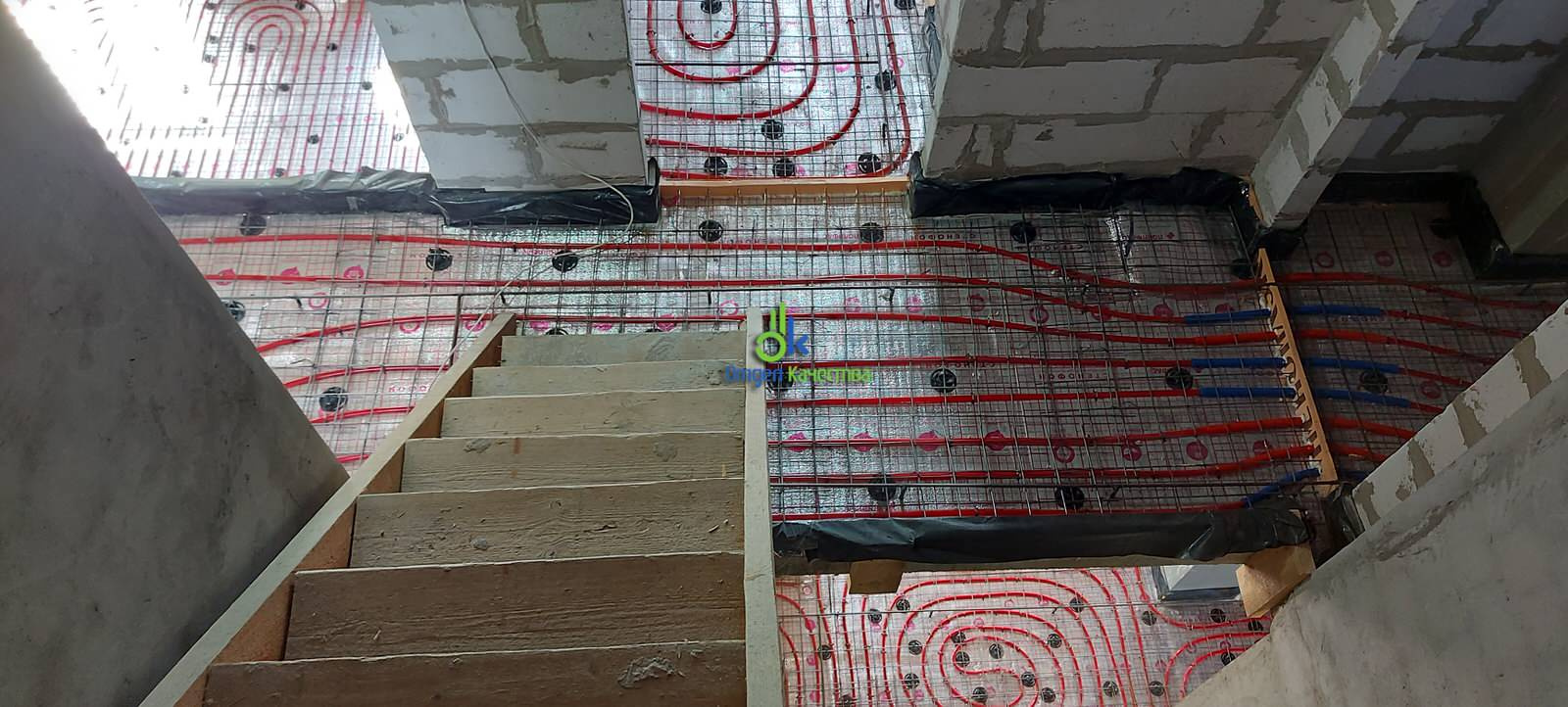 Монтаж водяного теплого пола как основного отопления