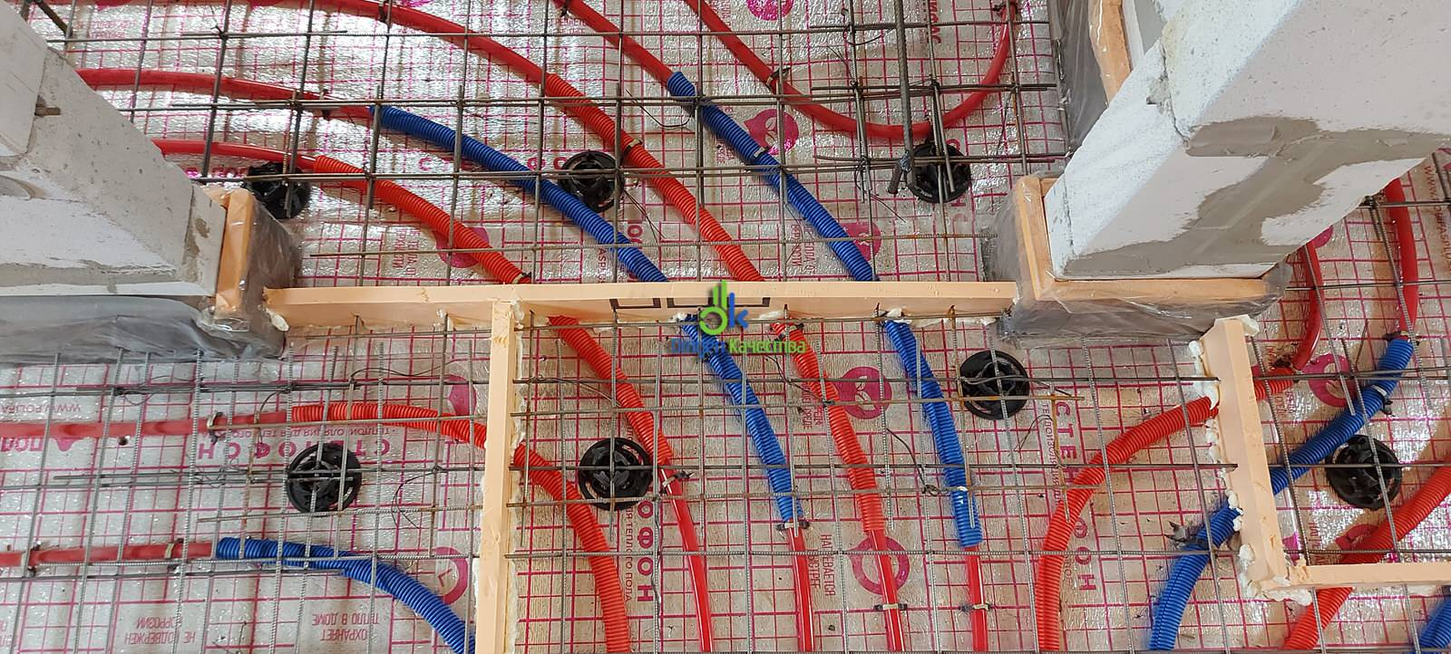 Монтаж водяного теплого пола как основного отопления