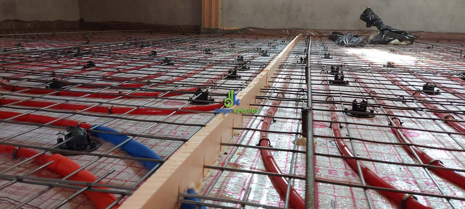 Монтаж водяного теплого пола как основного отопления