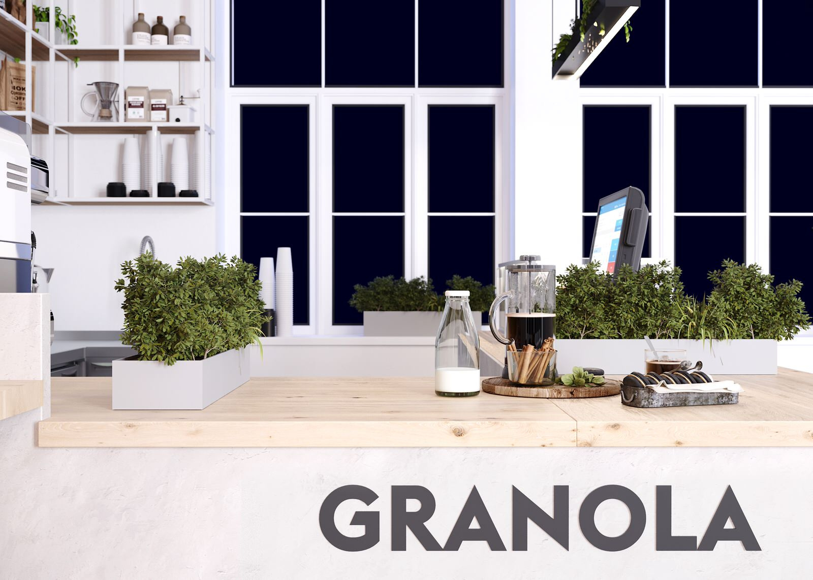 Проект кафе GRANOLA