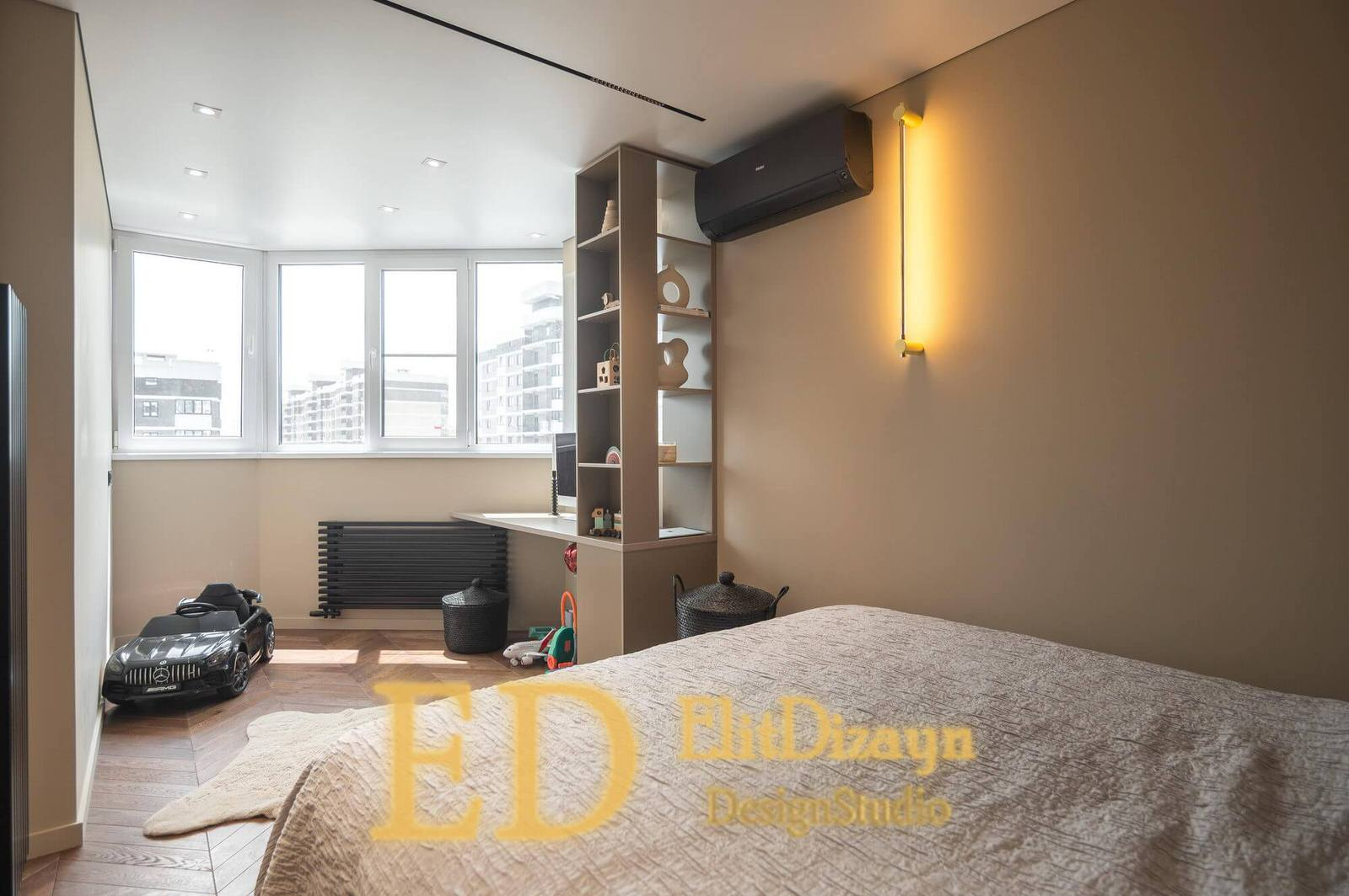 Современная квартира (спальня)