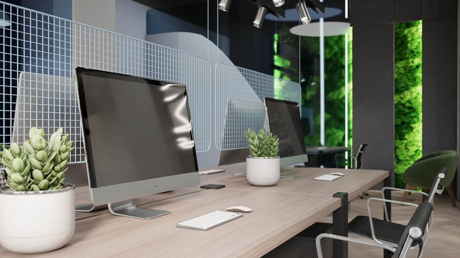 Дизайн-проект офиса энергосбытовой компании 590 кв.м