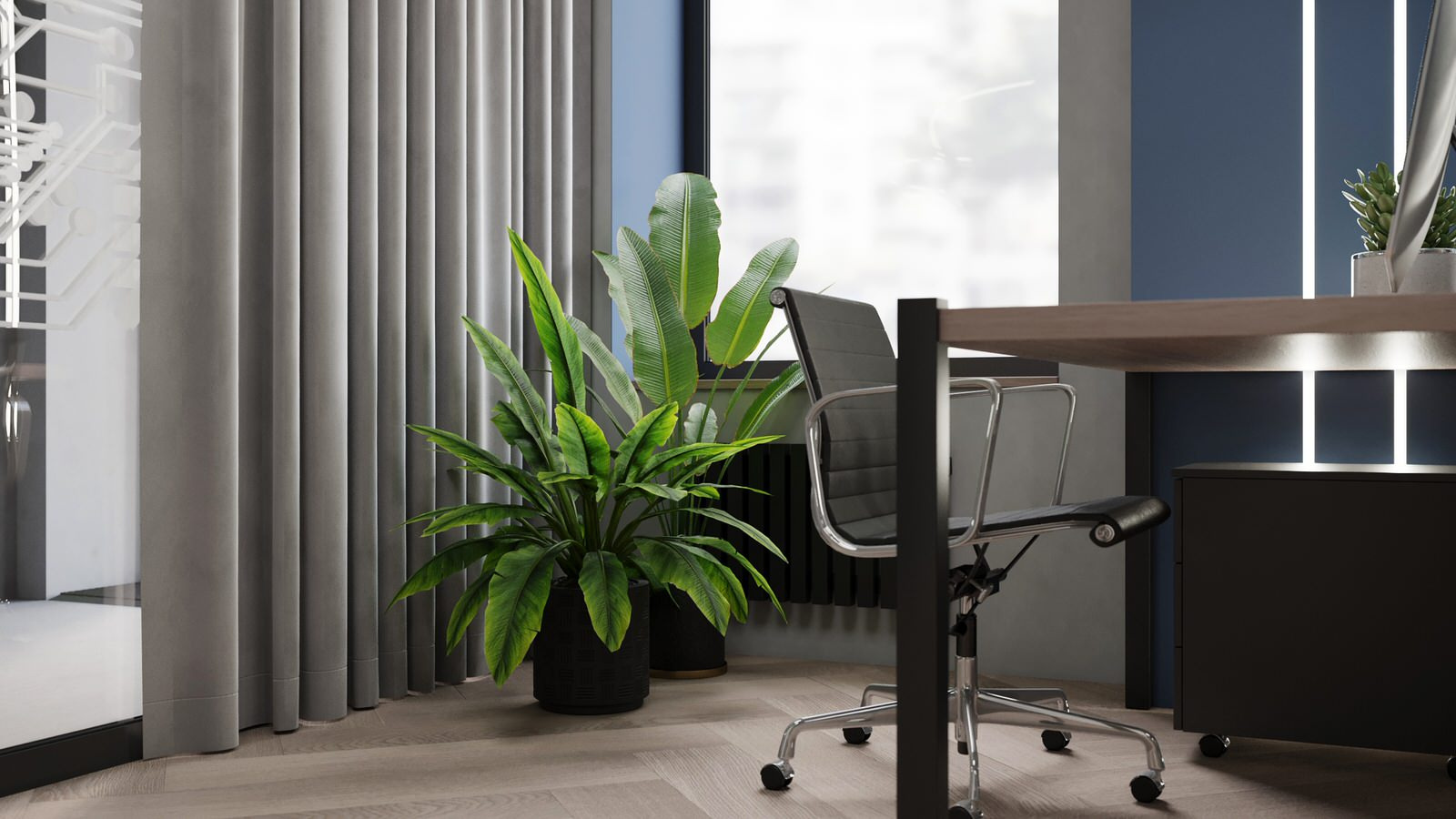 Обложка проекта: Дизайн-проект офиса энергосбытовой компании 590 кв.м