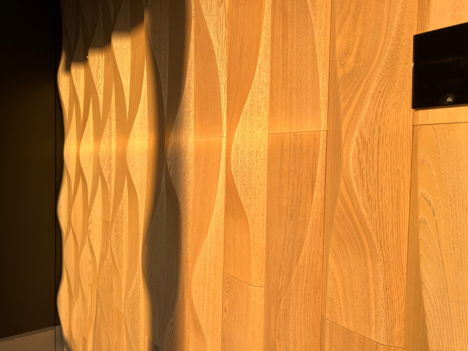 Панели из термоясеня