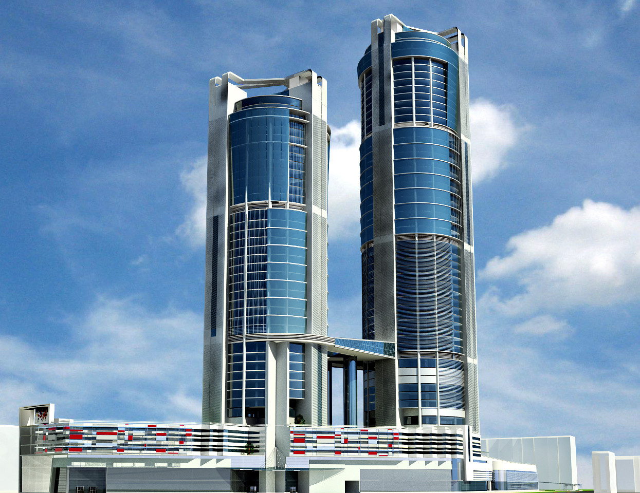 Архитектурный проект бизнес центра в г. Минск. 2008-2009г