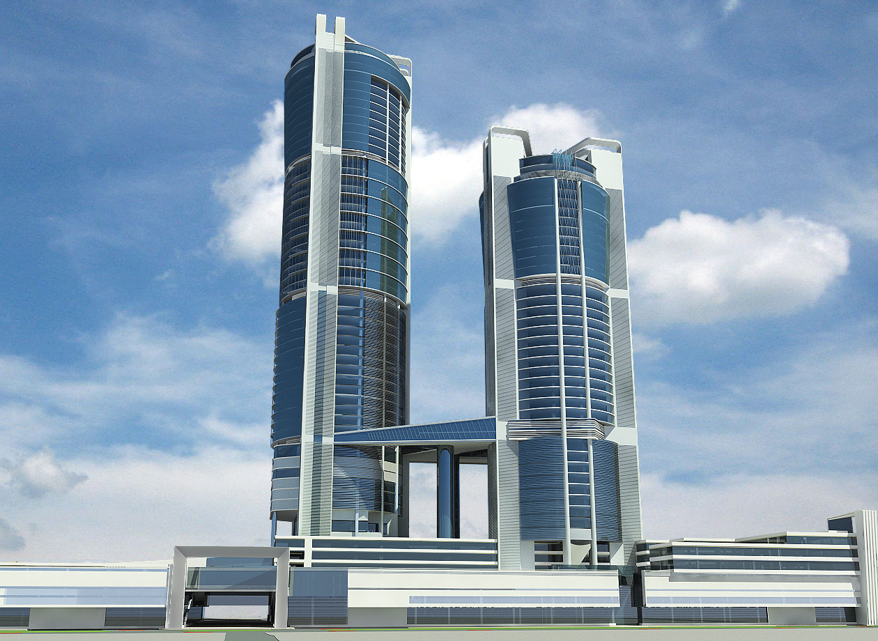 Архитектурный проект бизнес центра в г. Минск. 2008-2009г