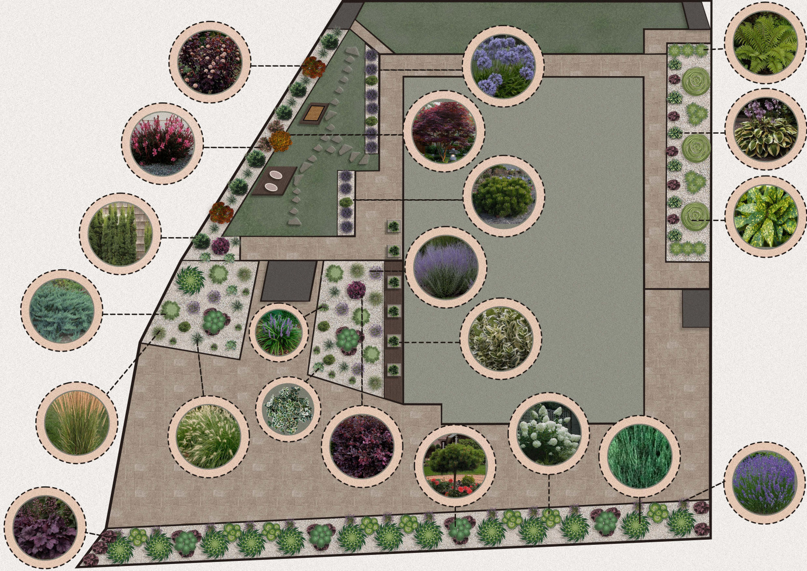 Дизайн - проект сада ул. Джапаридзе