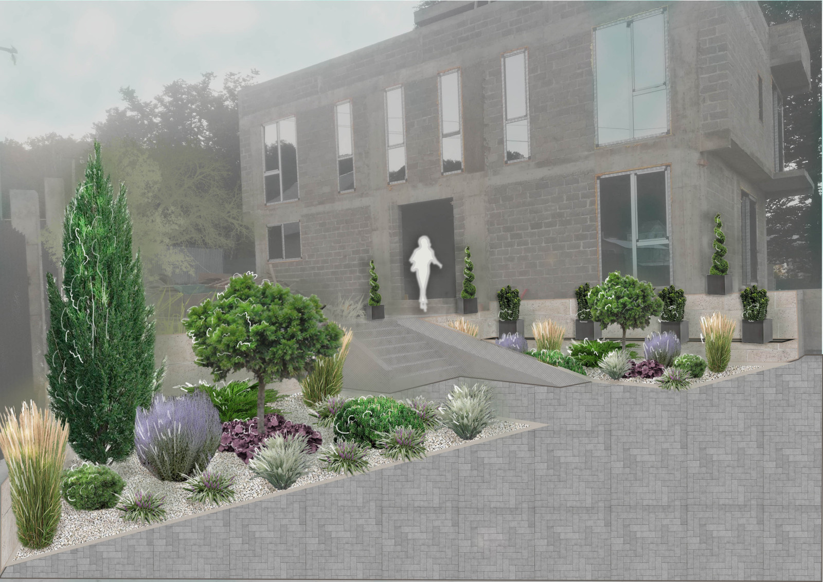 Дизайн - проект сада ул. Джапаридзе