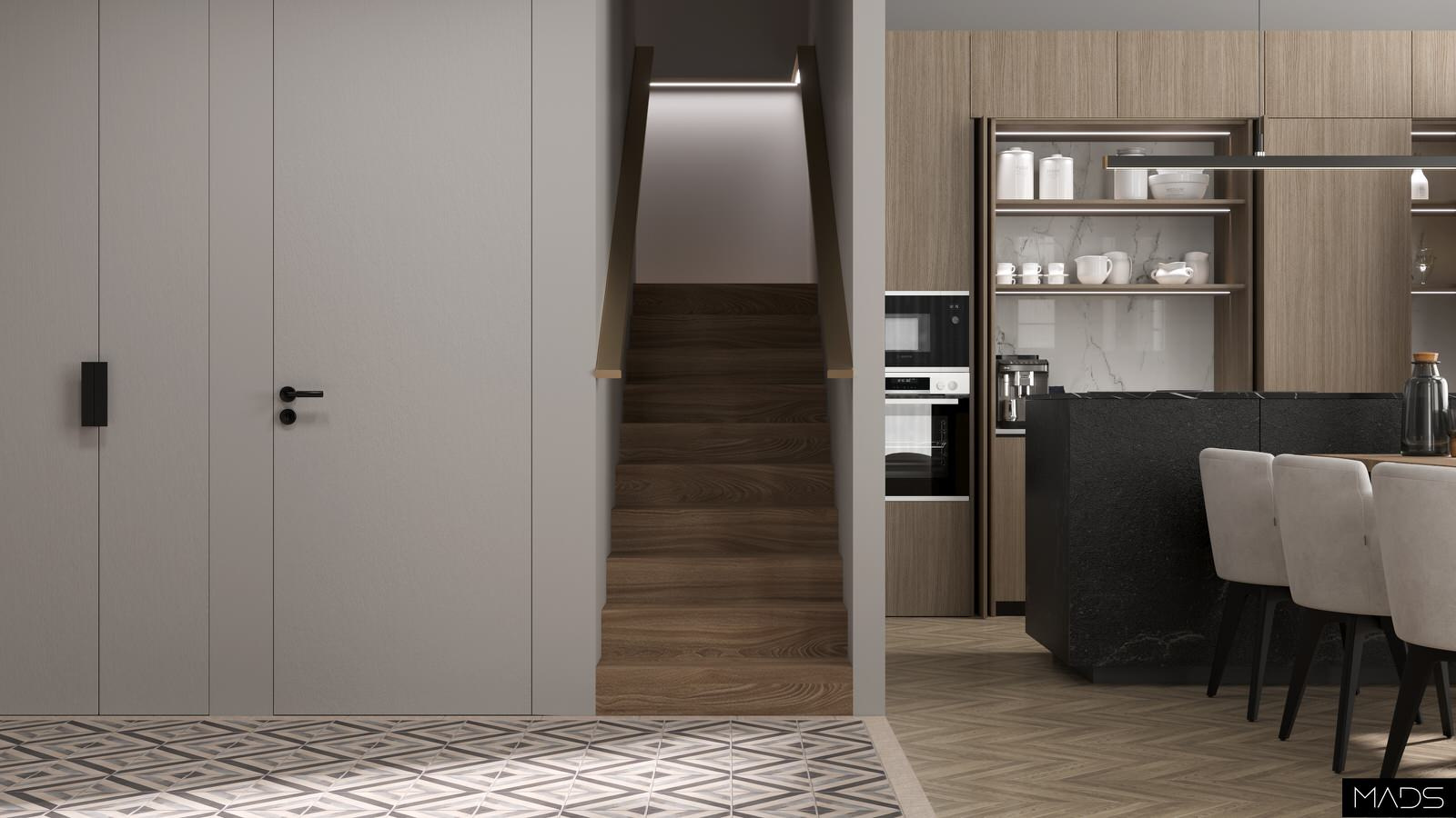 Дизайн-проект квартиры, 190 м2