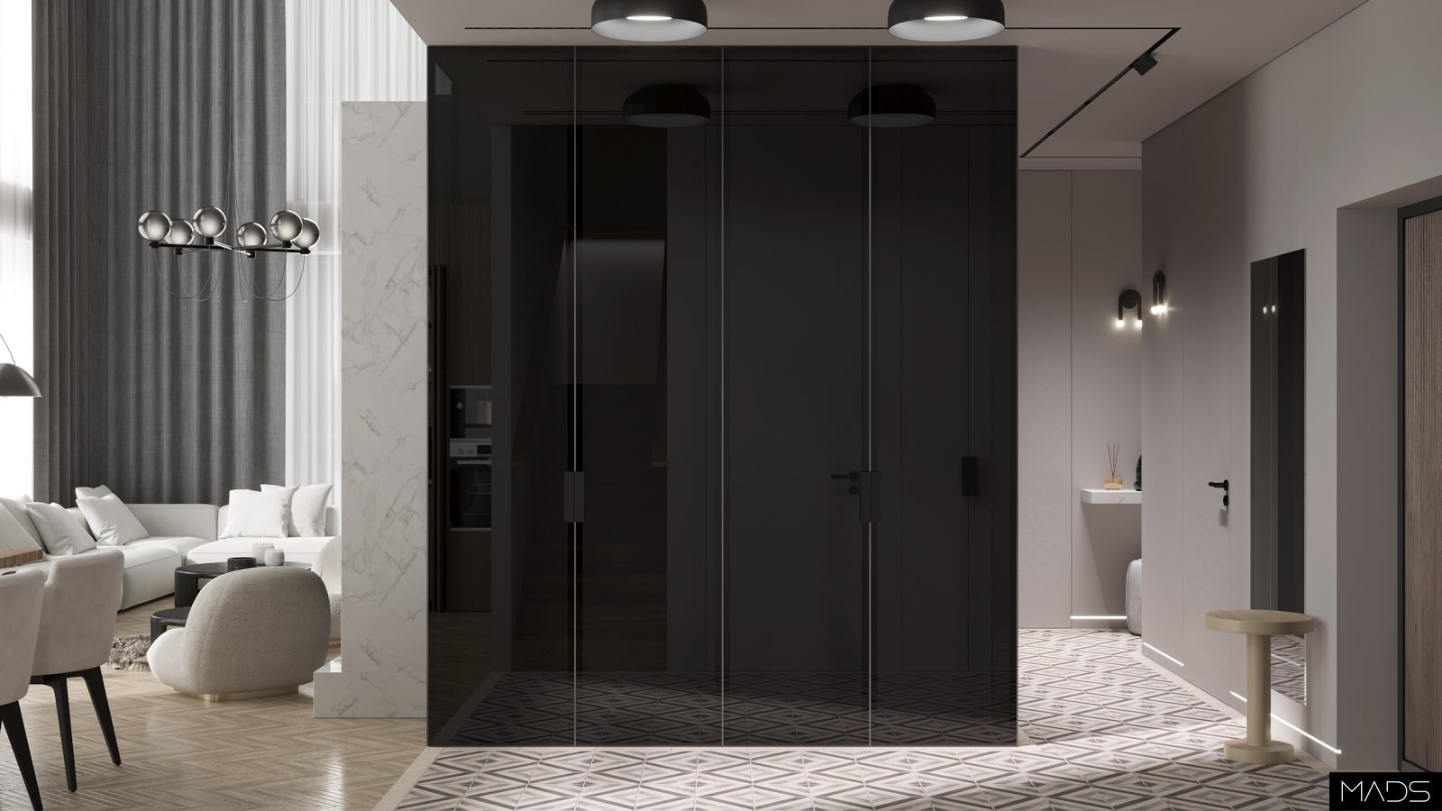 Дизайн-проект квартиры, 190 м2