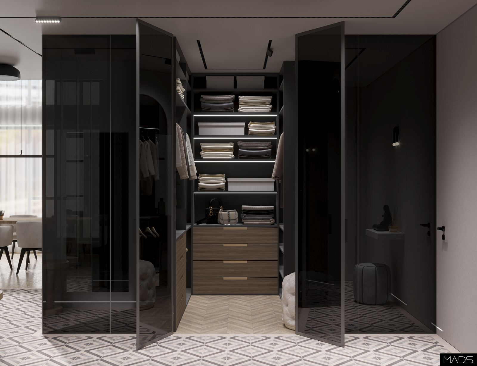 Дизайн-проект квартиры, 190 м2