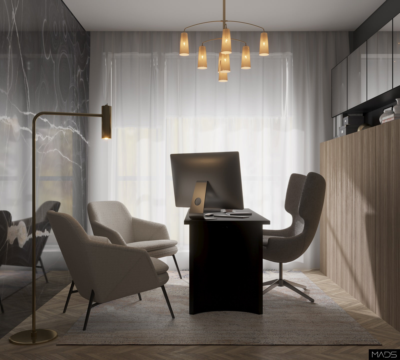 Дизайн-проект квартиры, 190 м2