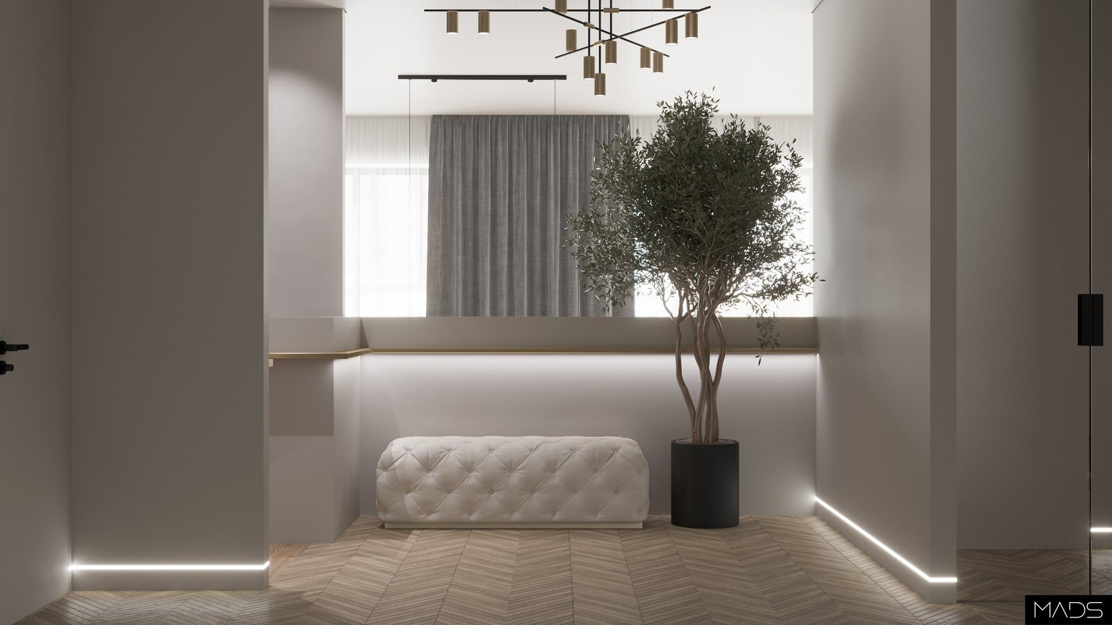 Дизайн-проект квартиры, 190 м2