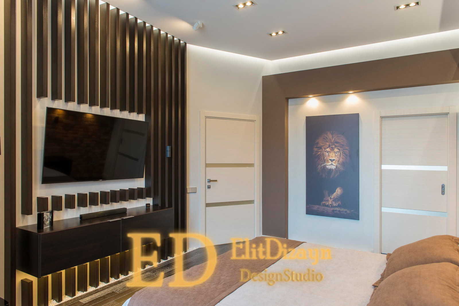Современная квартира - 3 (спальня)