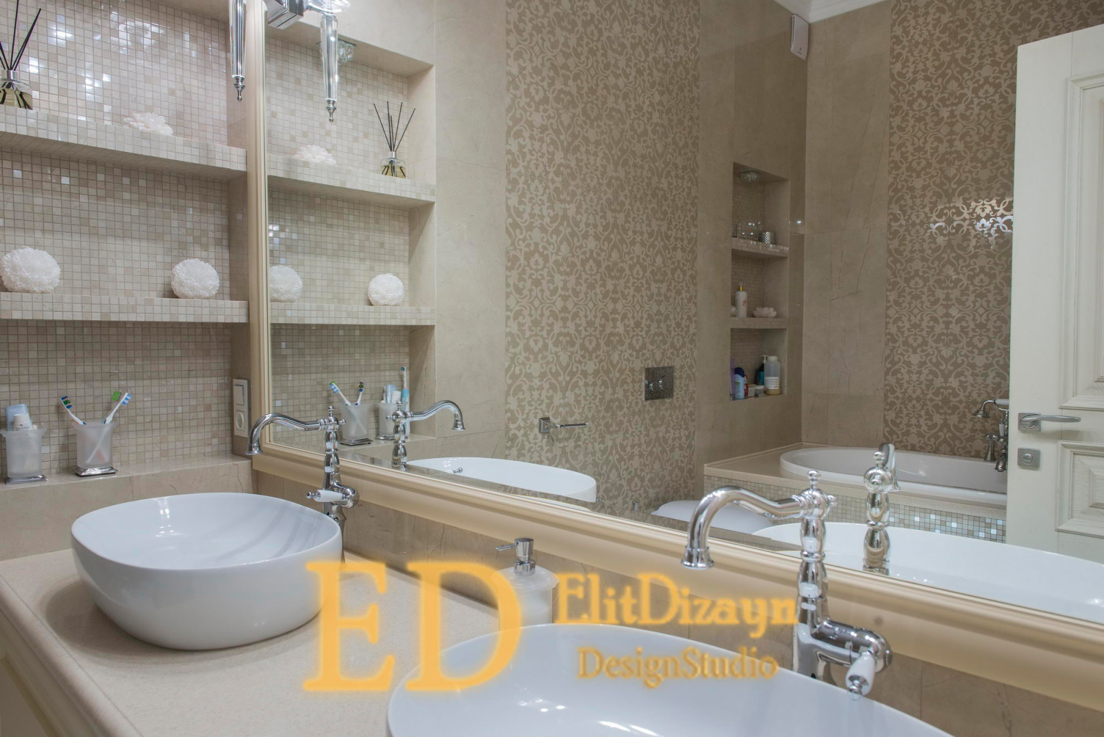 Квартира неоклассика - 1 (ванная 2)