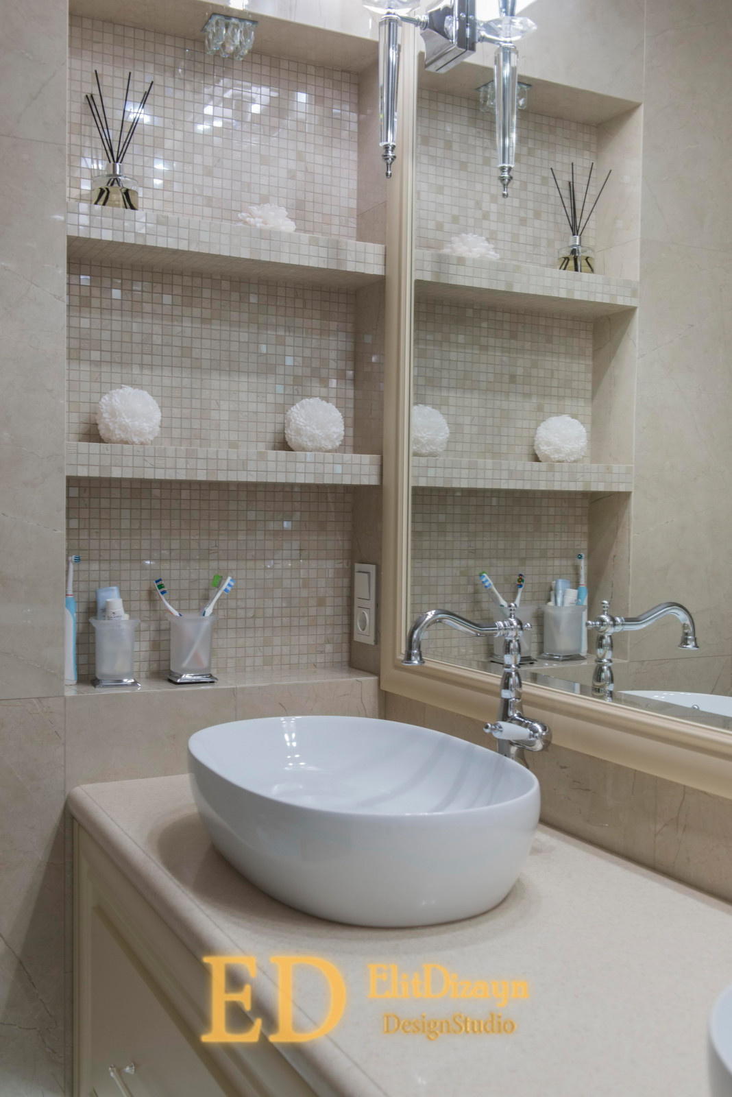 Квартира неоклассика - 1 (ванная 2)