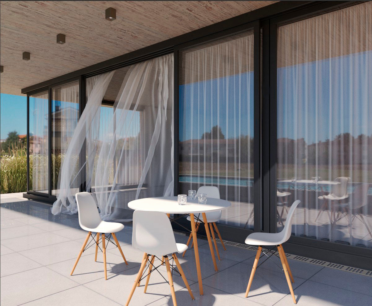 Визуализация экстерьер. Работа выполнена в 3dmax + Corona Render