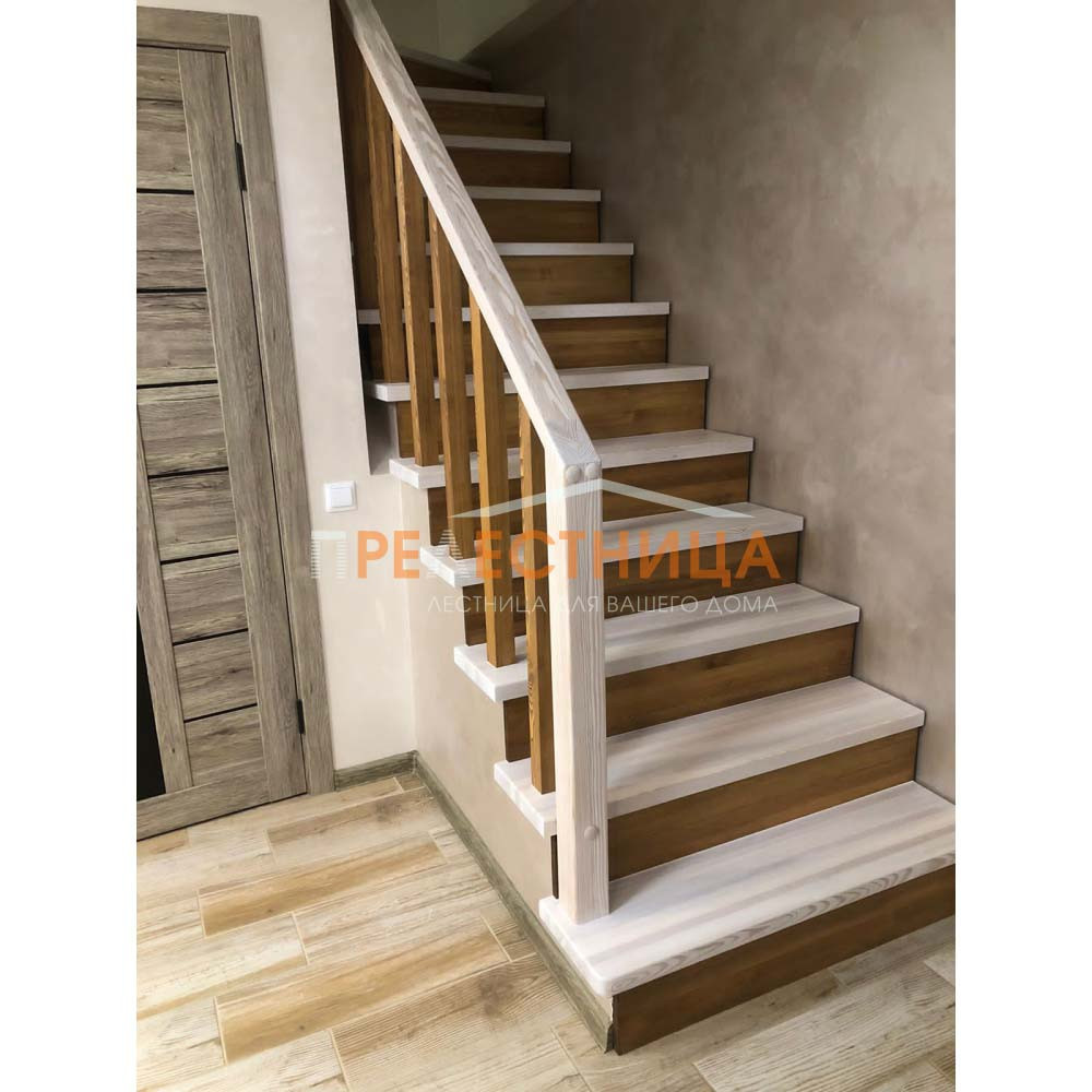 Облицовка металлокаркаса лестница Франк - 15