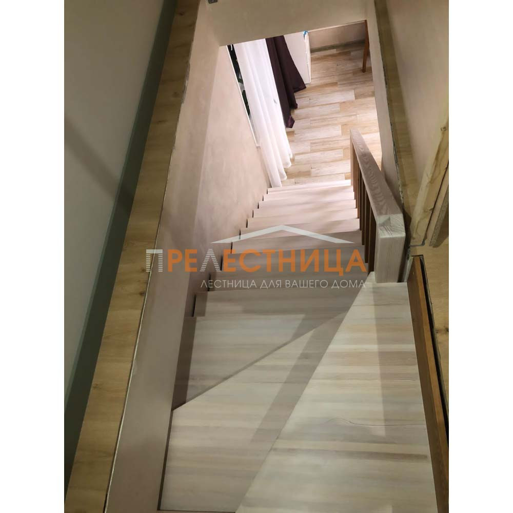 Облицовка металлокаркаса лестница Франк - 15