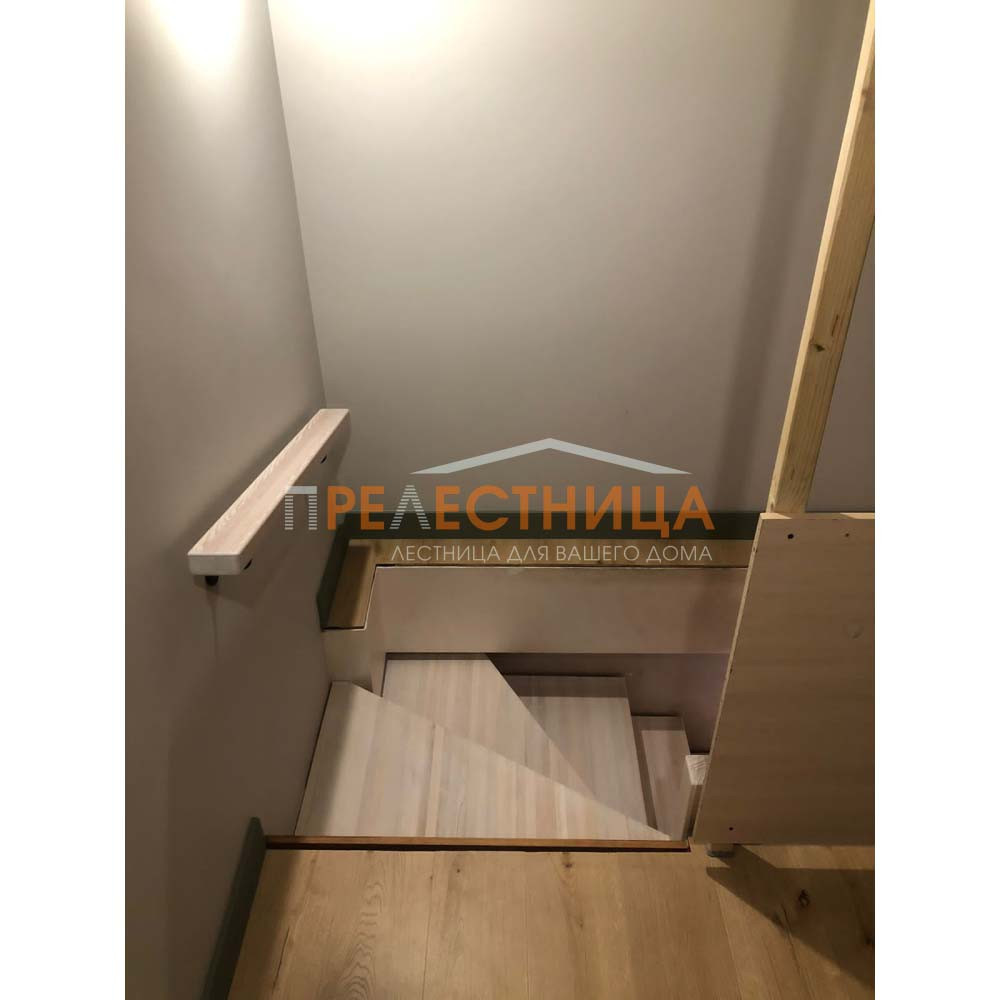 Облицовка металлокаркаса лестница Франк - 15