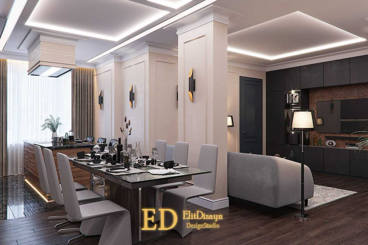 Квартира неоклассика - 7