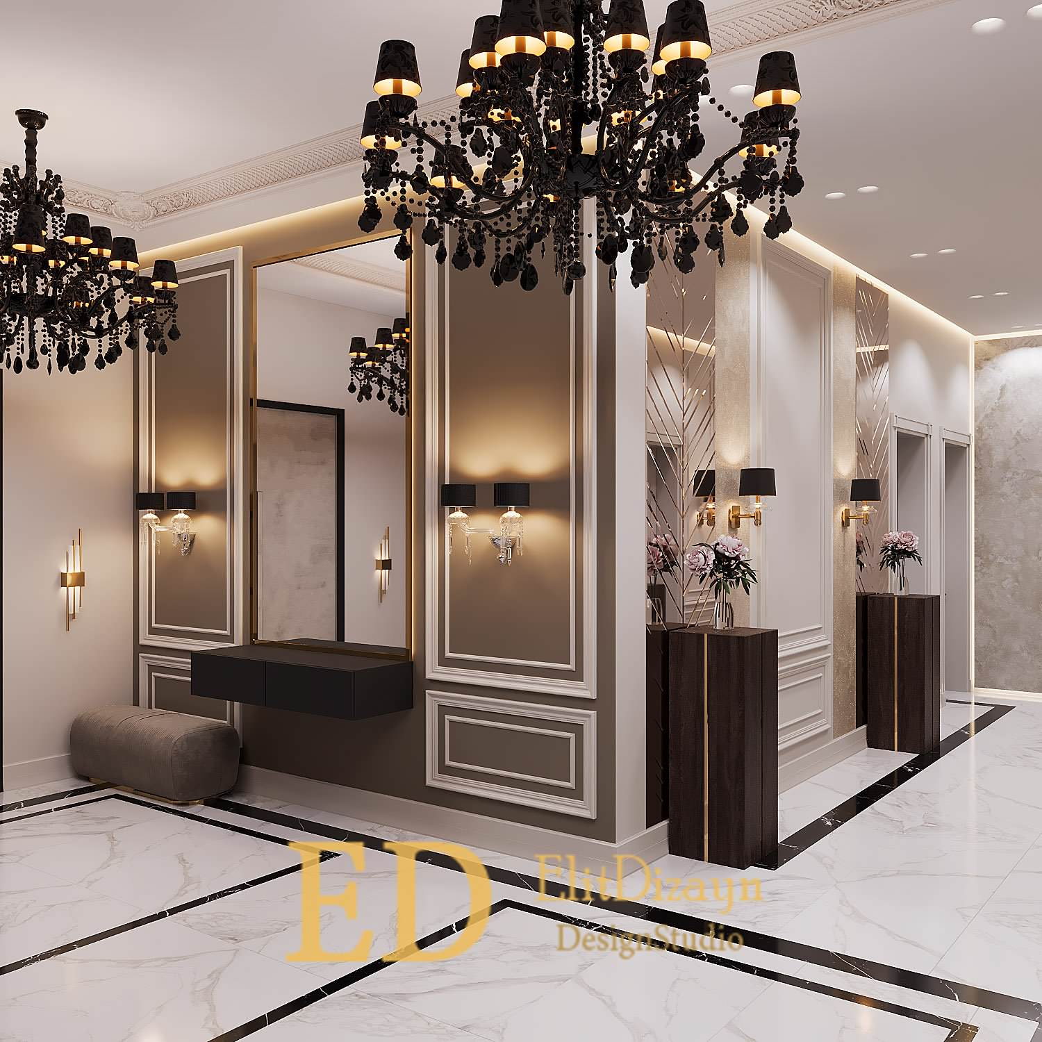 Дом неоклассика - 3 (прихожа)