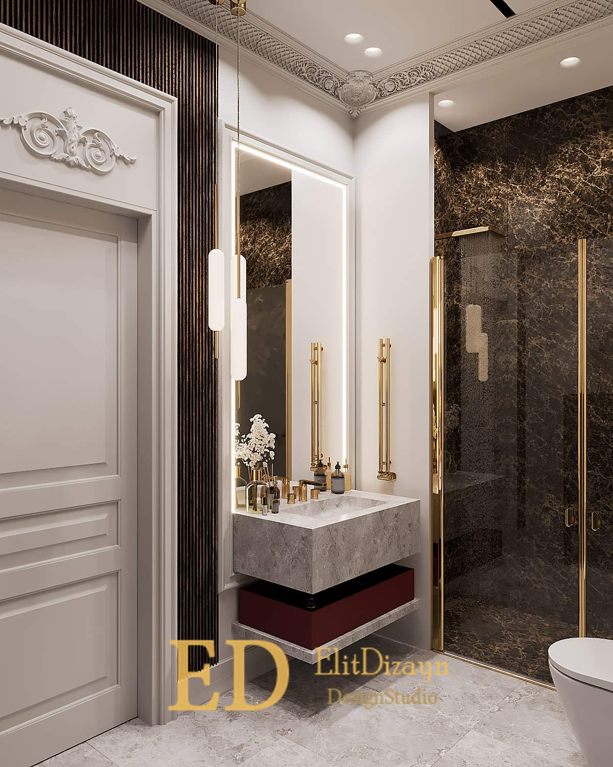 Дом неоклассика - 3 (ванная 2)