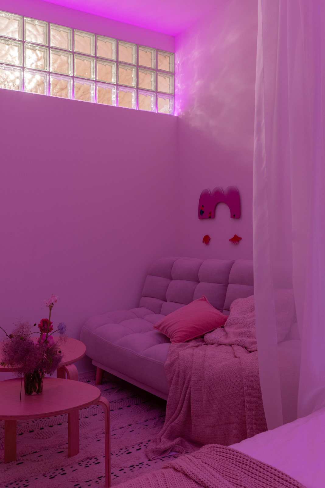 Квартира с стеклоблоками