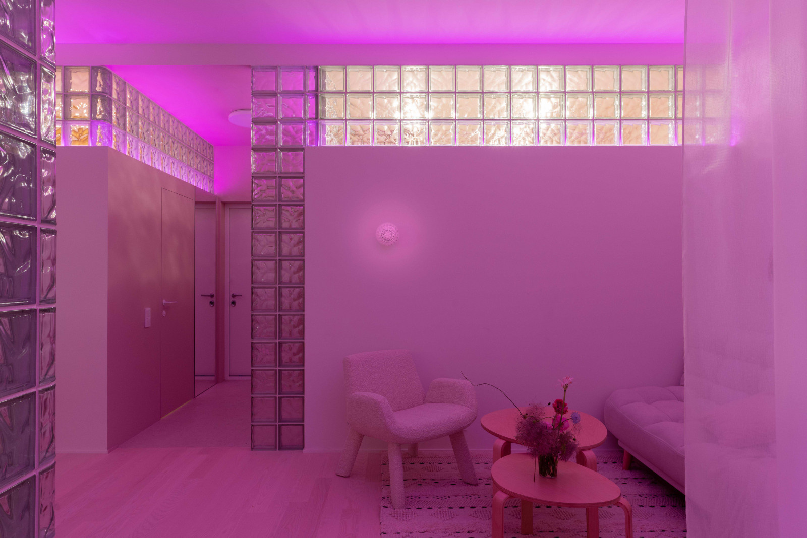 Квартира с стеклоблоками