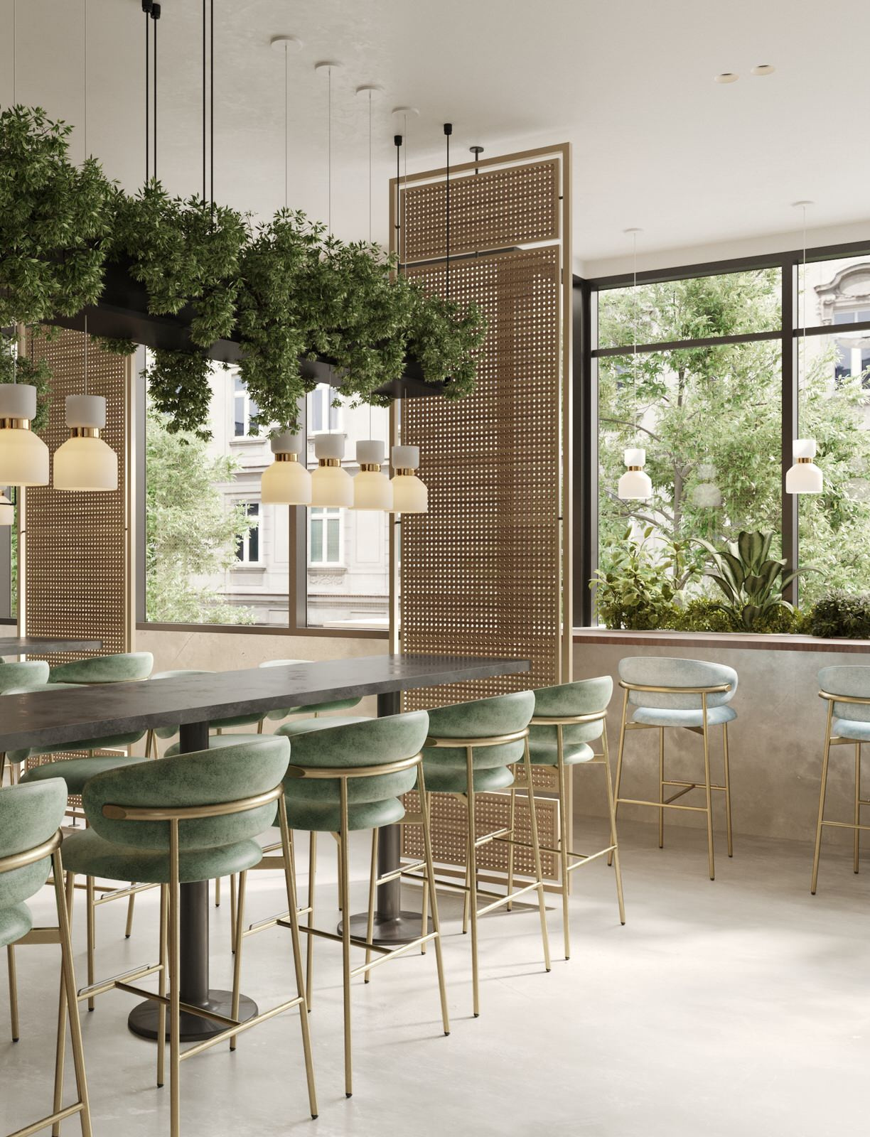 SECUREX Resto: Blending Brutality and Delicacy in Commercial Interior Design