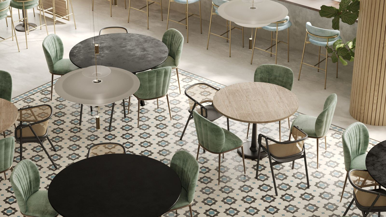 SECUREX Resto: Blending Brutality and Delicacy in Commercial Interior Design