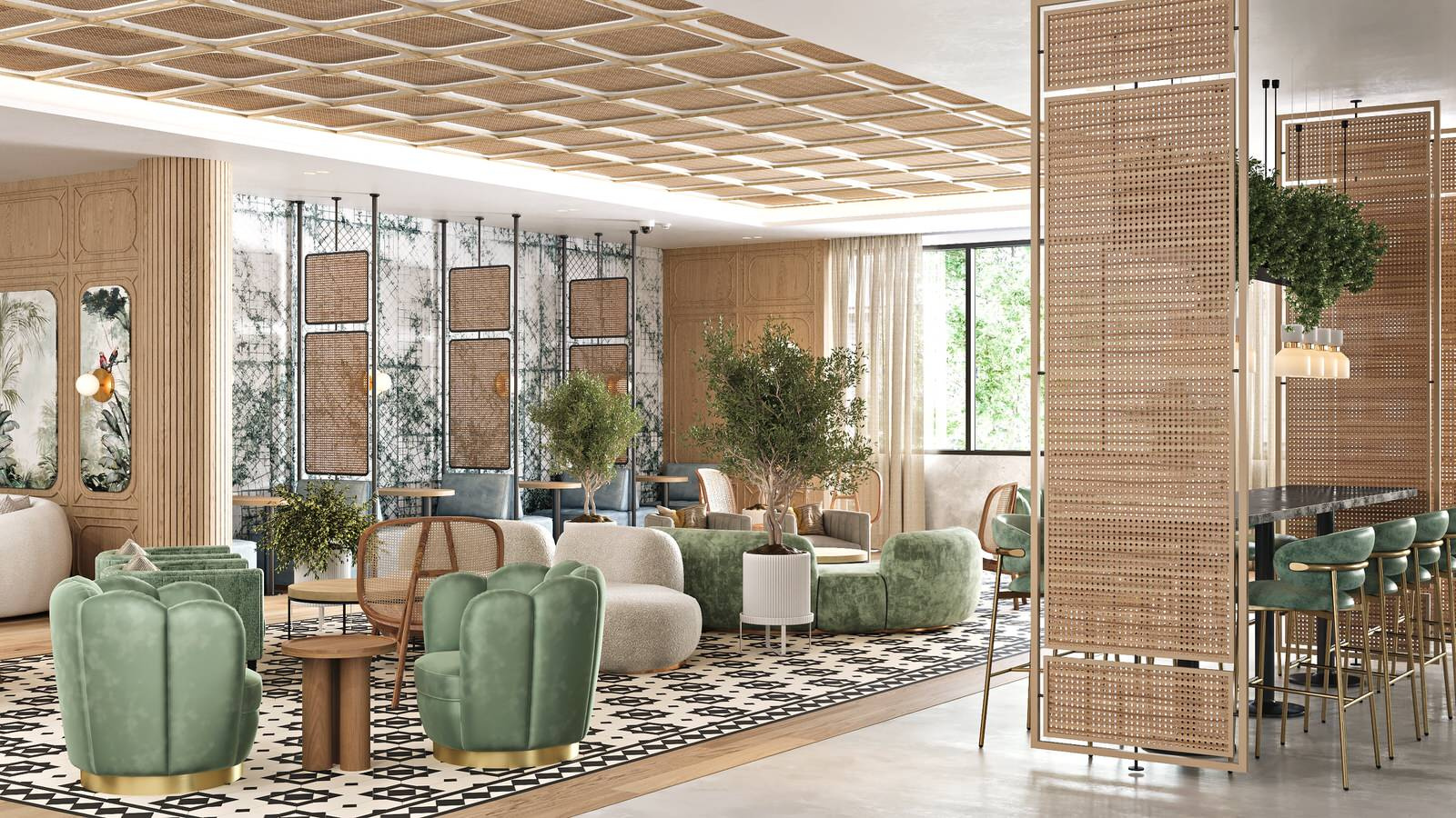 SECUREX Resto: Blending Brutality and Delicacy in Commercial Interior Design