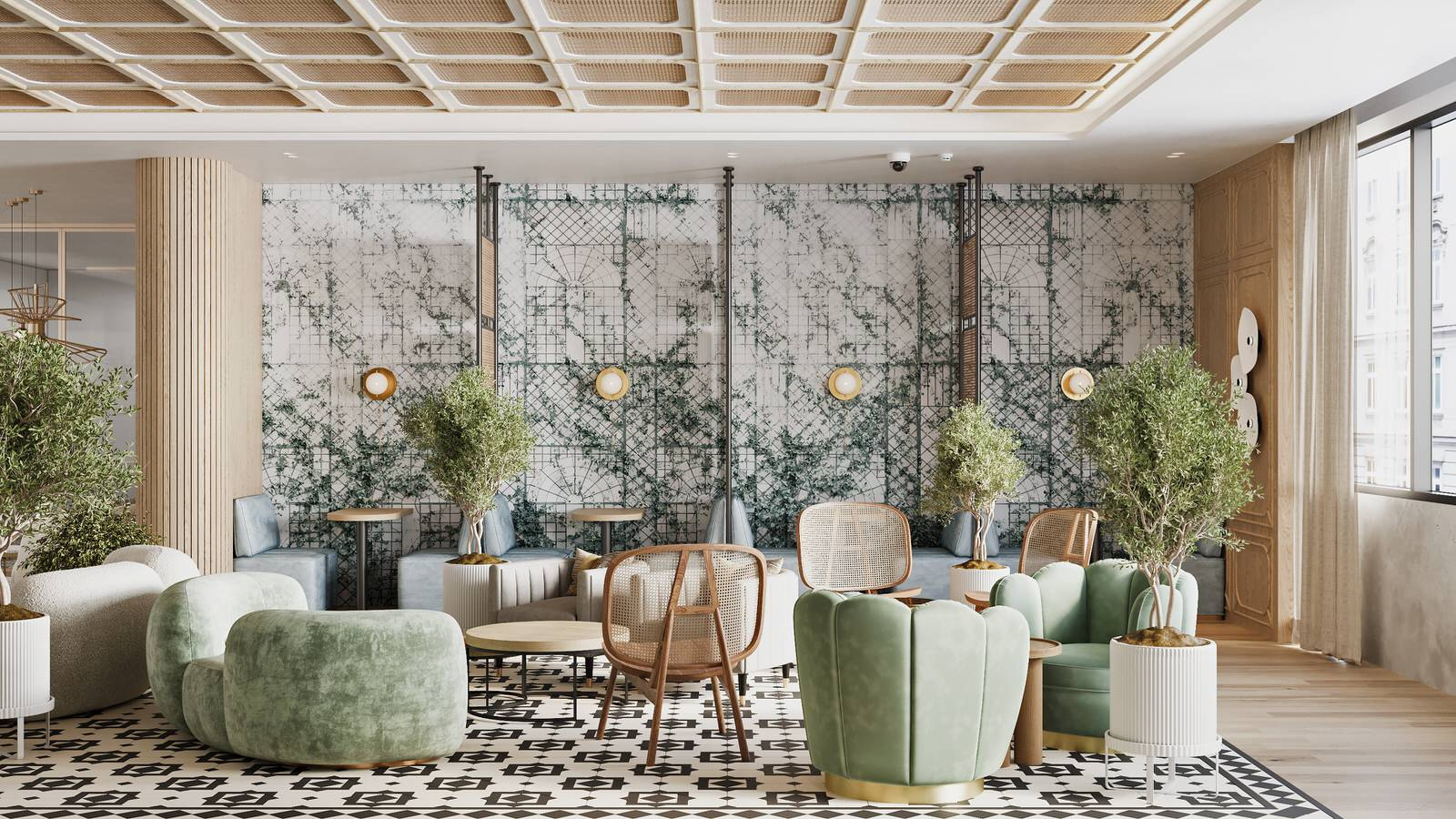SECUREX Resto: Blending Brutality and Delicacy in Commercial Interior Design
