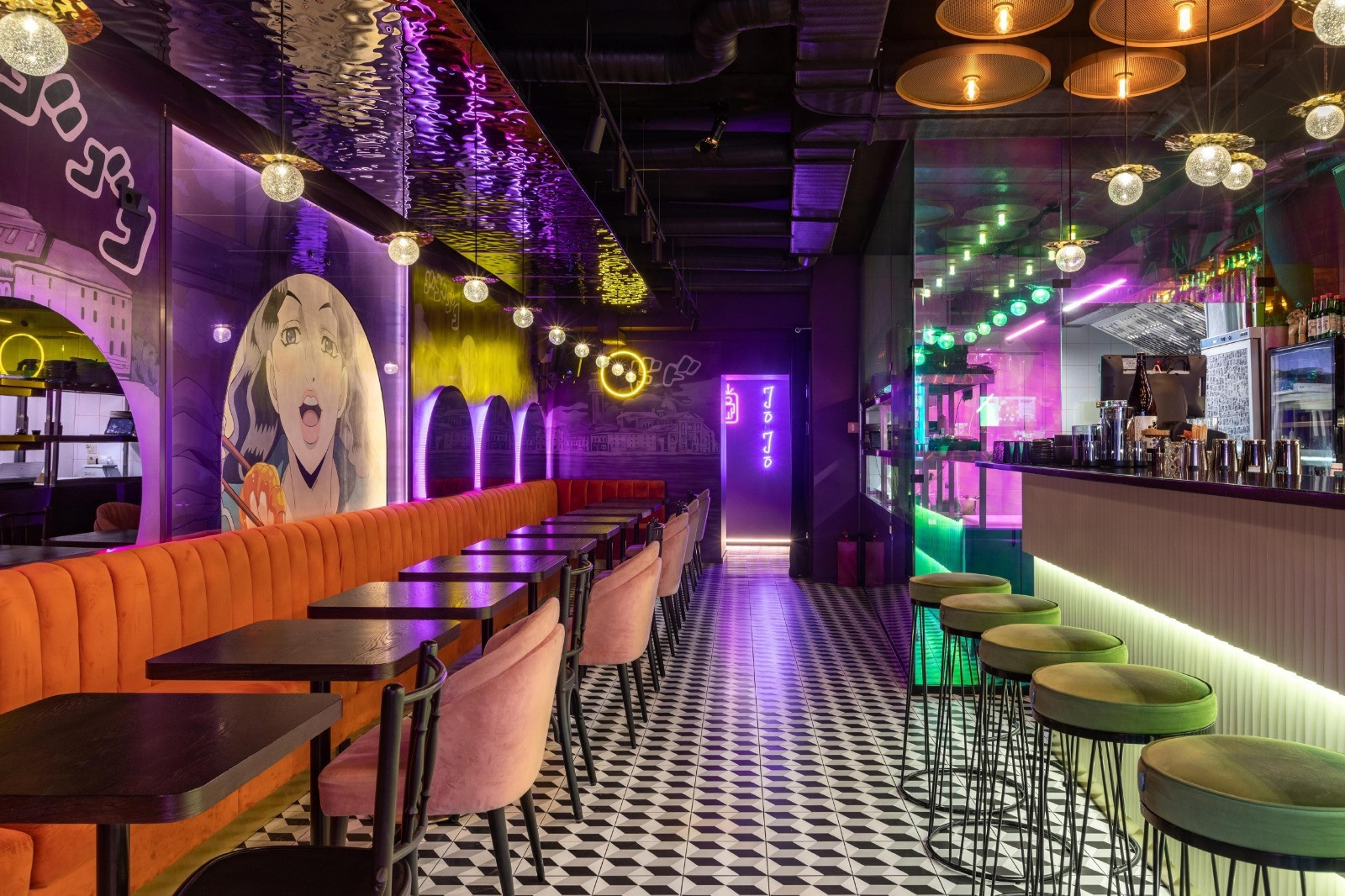 Обустройство интерьера кафе