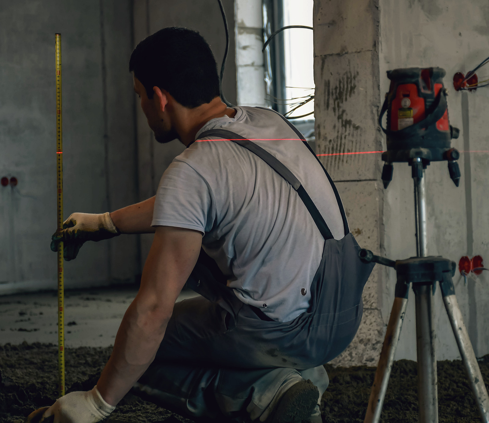 КП Клязьминский парк - монтаж тёплого пола, механизированная стяжка
