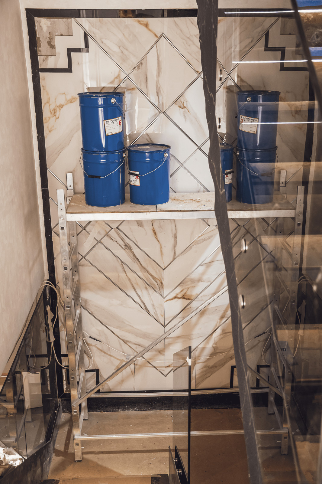 Клязьминский парк - панно из керамогранита