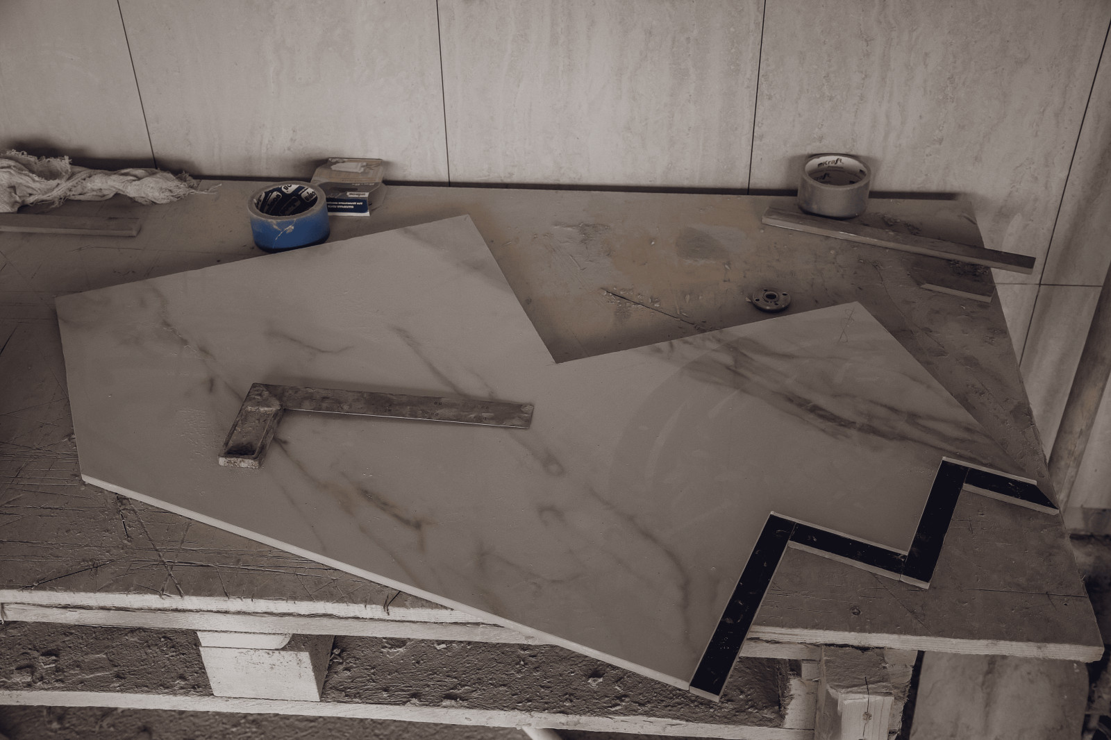 Клязьминский парк - панно из керамогранита