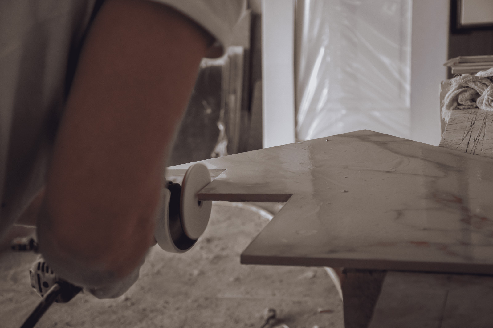 Клязьминский парк - панно из керамогранита