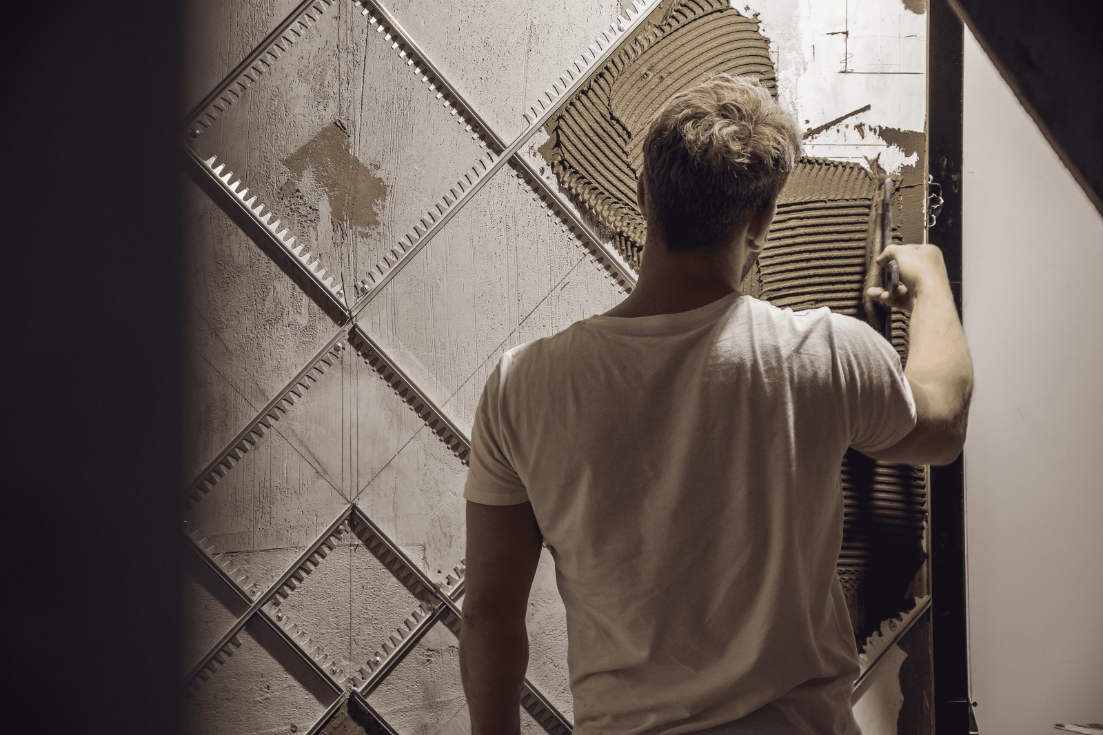 Клязьминский парк - панно из керамогранита