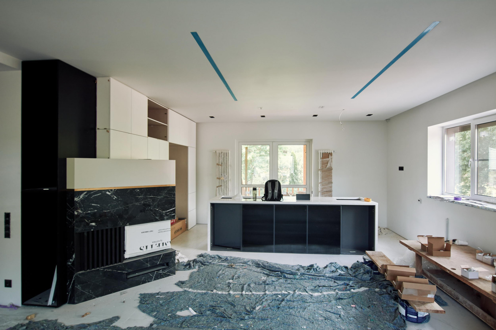 Реконструкция интерьеров дома в подмосковье. 350 м.кв.